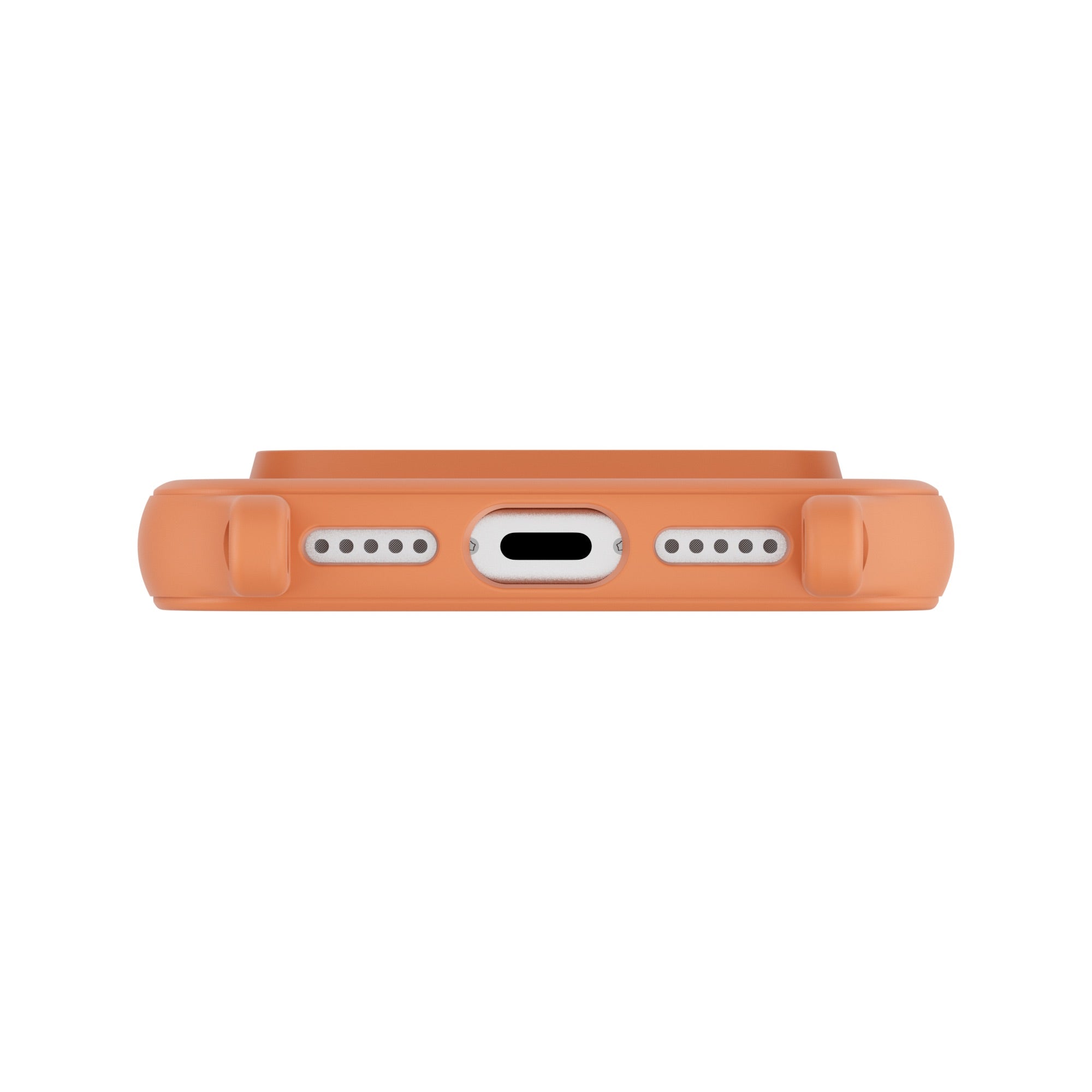 MAGEASY ROAM M MagSafe Crossbody Lanyard Case for iPhone 17 Pro - Coral Orange