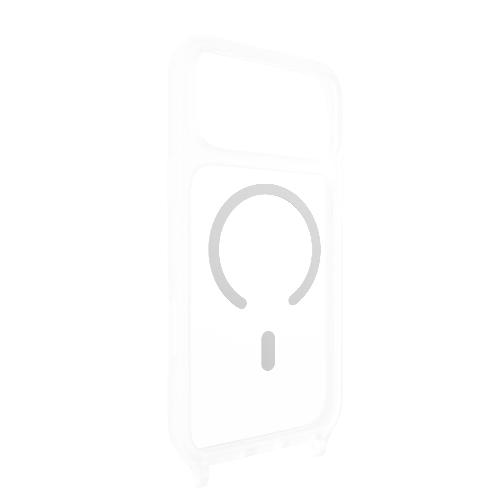 MAGEASY ROAM M MagSafe Crossbody Lanyard Case for iPhone 17 Pro Max - Transparent Black