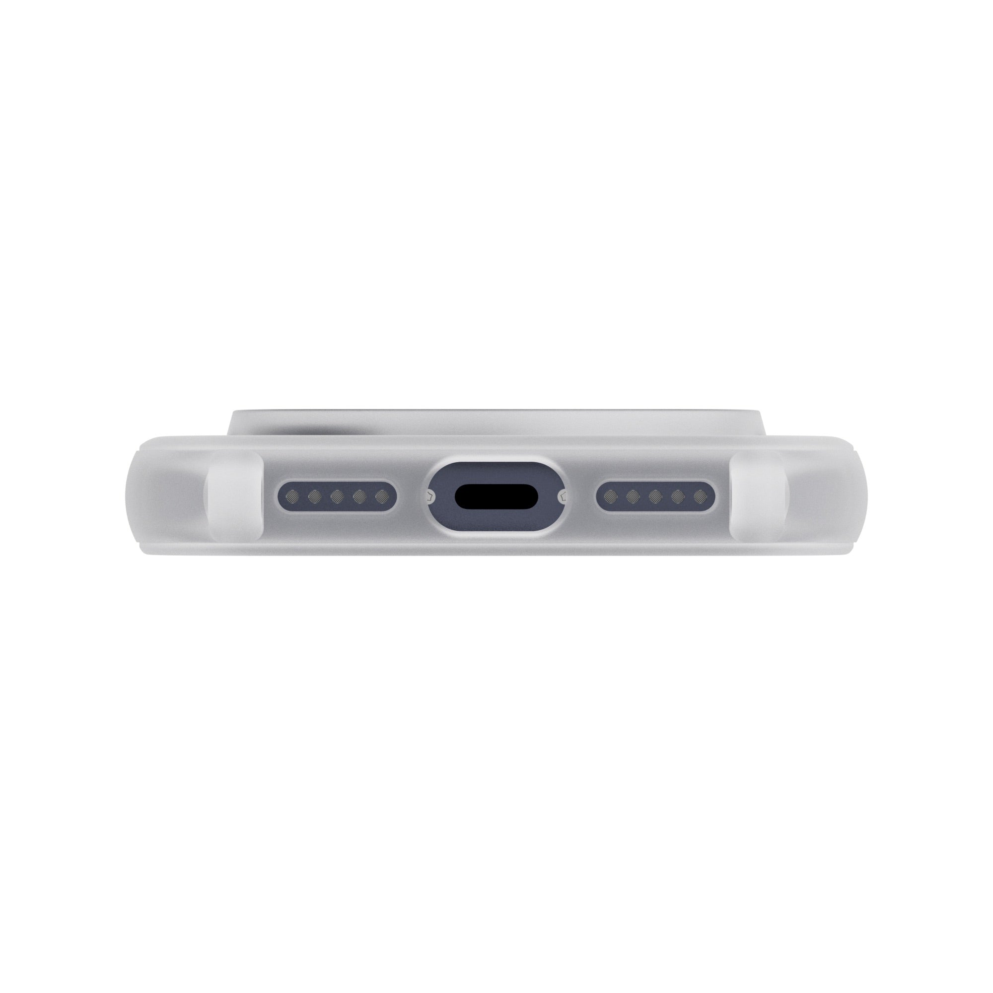 MAGEASY ROAM M MagSafe Crossbody Lanyard Case for iPhone 17 Pro - Transparent Black
