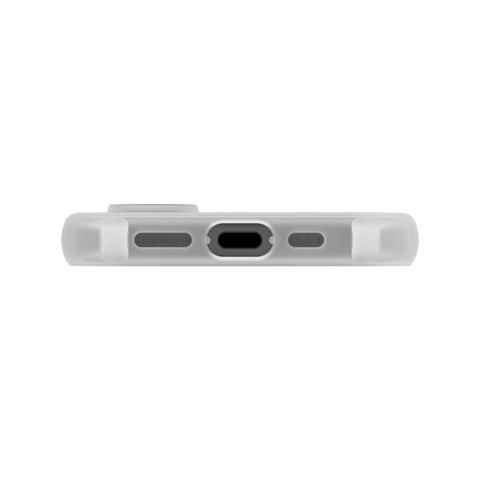 MAGEASY ROAM M MagSafe Crossbody Lanyard Case for iPhone 17 - Transparent Black