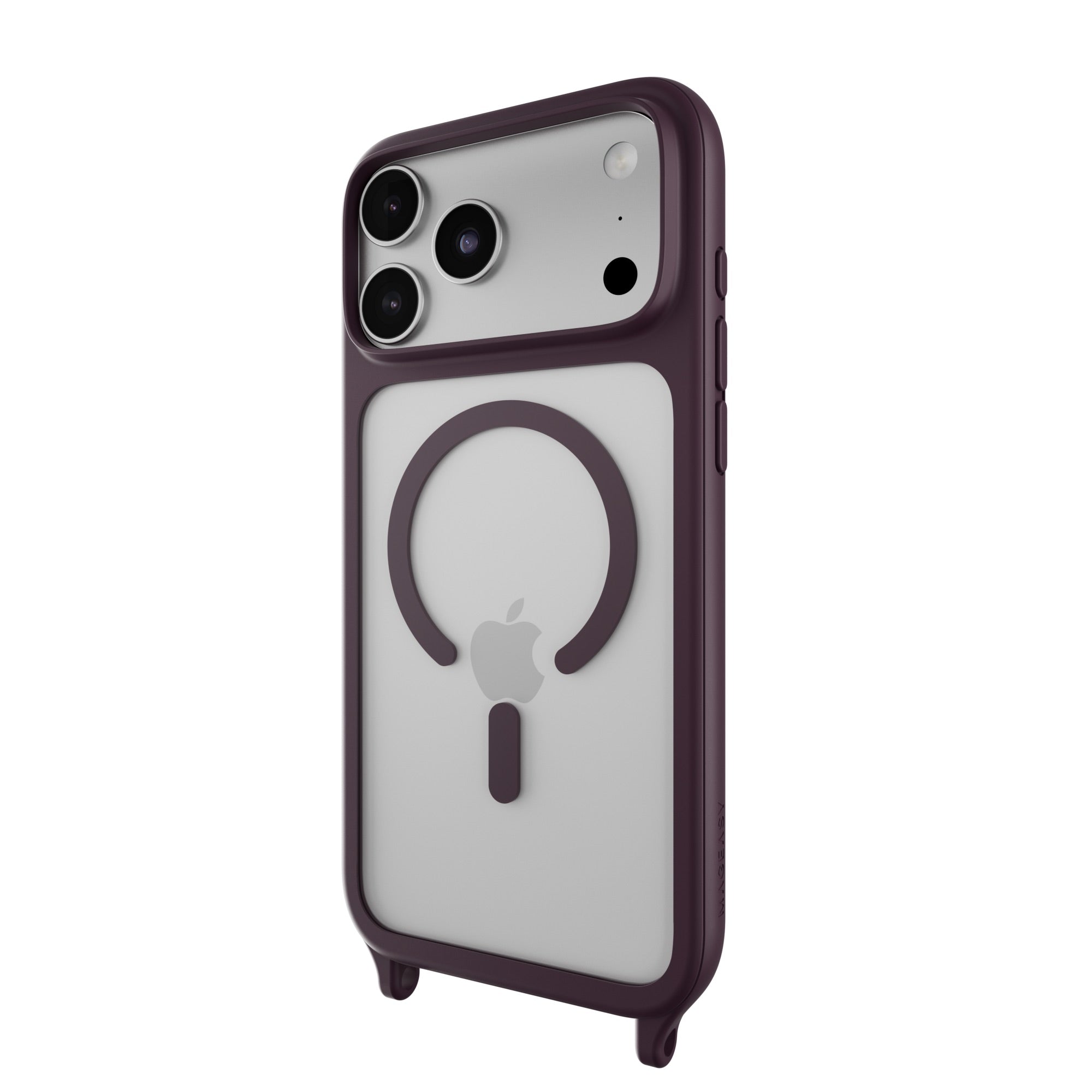 MAGEASY ROAM M for iPhone 18 Pro Max / 17 Pro Max MagSafe Crossbody Lanyard Case - Nebula/Purple