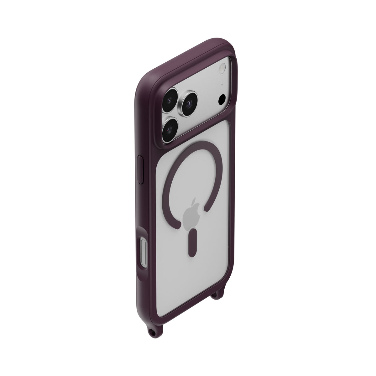 MAGEASY ROAM M for iPhone 18 Pro Max / 17 Pro Max MagSafe Crossbody Lanyard Case - Nebula/Purple