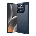 Motorola Edge 70 Fusion Carbon Fibre TPU Case Slim Shockproof Cover Navy - Navy