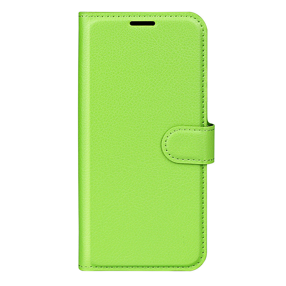 Wallet Case for Motorola Edge 70 Fusion – PU Leather Flip Cover with Card Holder & Stand [Green]