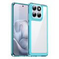 Motorola Edge 70 Fusion Soft TPU Bumper Shockproof Cover Case [Clear Blue] - Clear Blue