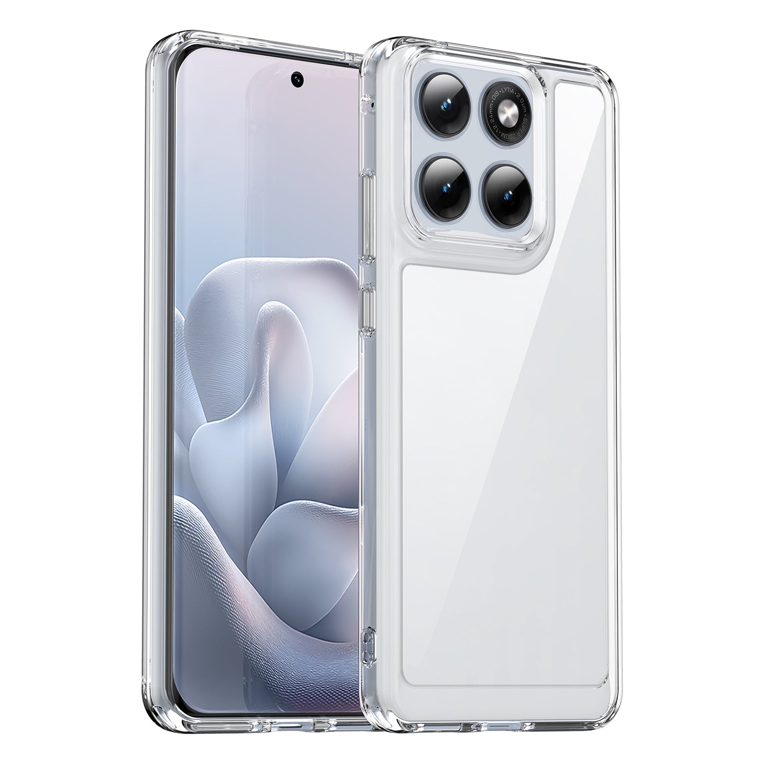 Motorola Edge 70 Fusion Soft TPU Bumper Shockproof Cover Case [Clear]