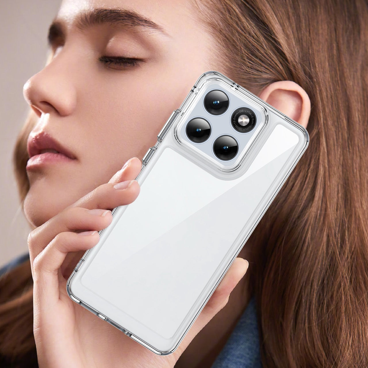 Motorola Edge 70 Fusion Soft TPU Bumper Shockproof Cover Case [Clear]