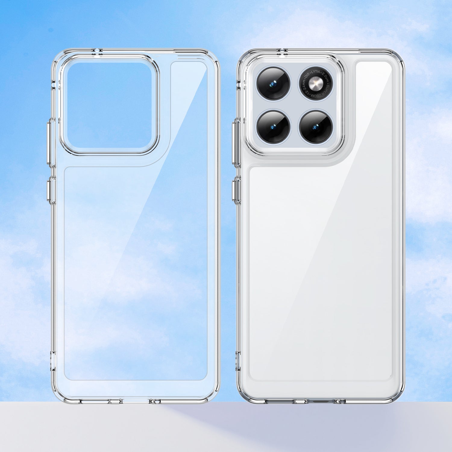 Motorola Edge 70 Fusion Soft TPU Bumper Shockproof Cover Case [Clear]