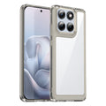 Motorola Edge 70 Fusion Soft TPU Bumper Shockproof Cover Case [Clear Grey] - Clear Grey