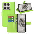 Wallet Case for Motorola Edge 70 Pro – PU Leather Flip Cover with Card Holder & Stand [Green] - Green
