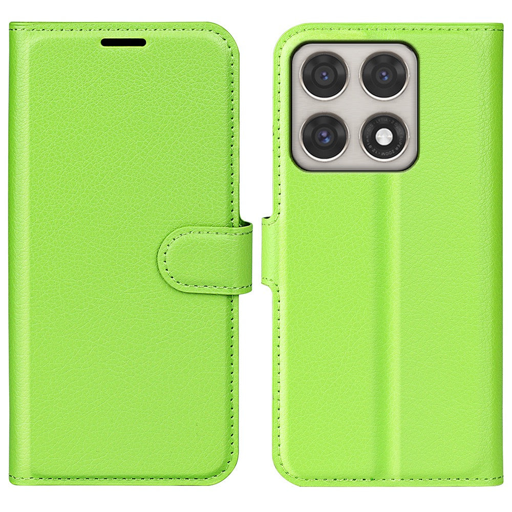 Wallet Case for Motorola Edge 70 Pro – PU Leather Flip Cover with Card Holder & Stand [Green]