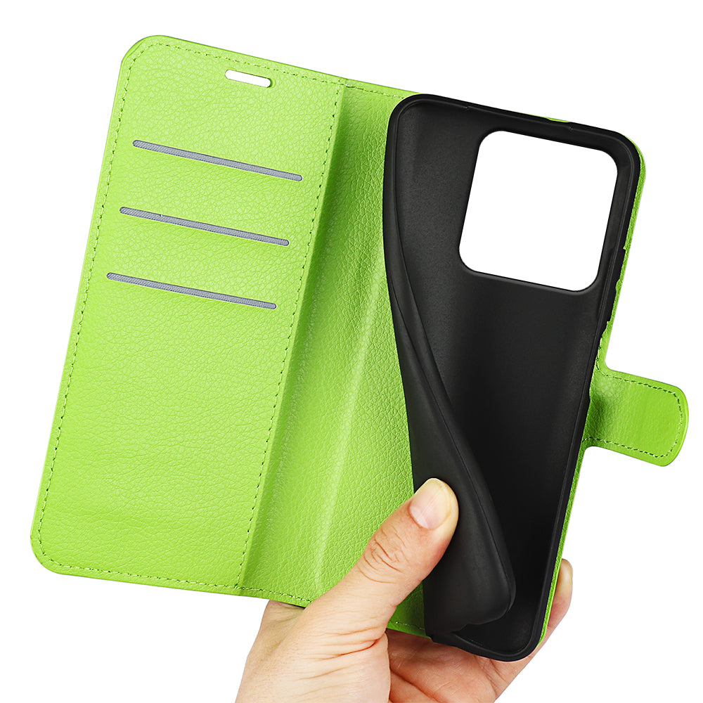 Wallet Case for Motorola Edge 70 Pro – PU Leather Flip Cover with Card Holder & Stand [Green]