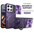 Motorola Edge 70 Pro Ring Kickstand Case w/ Camera Cover [Purple] - Purple