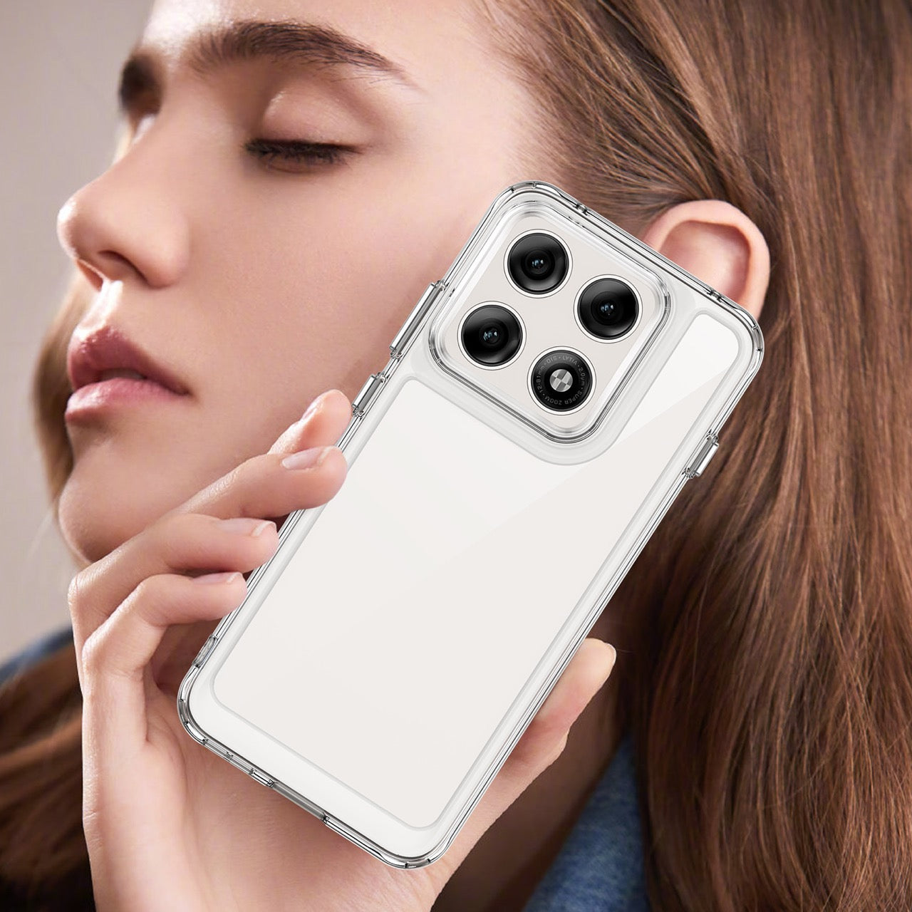 Motorola Edge 70 Pro Soft TPU Bumper Shockproof Cover Case [Clear]