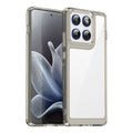 Motorola Edge 70 Soft TPU Bumper Shockproof Cover Case [Clear Grey] - Clear Grey