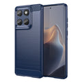 Moto Edge 60Fusion Carbon Fibre TPU Case Slim Shockproof Cover Navy - Navy