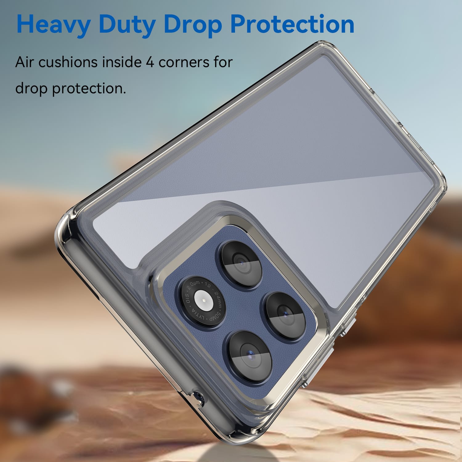 Motorola Moto Edge 60Fusion Soft TPU Bumper Case [Clear Grey]