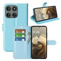Moto Edge 60Pro PU Wallet Case [LightBlue] - LightBlue