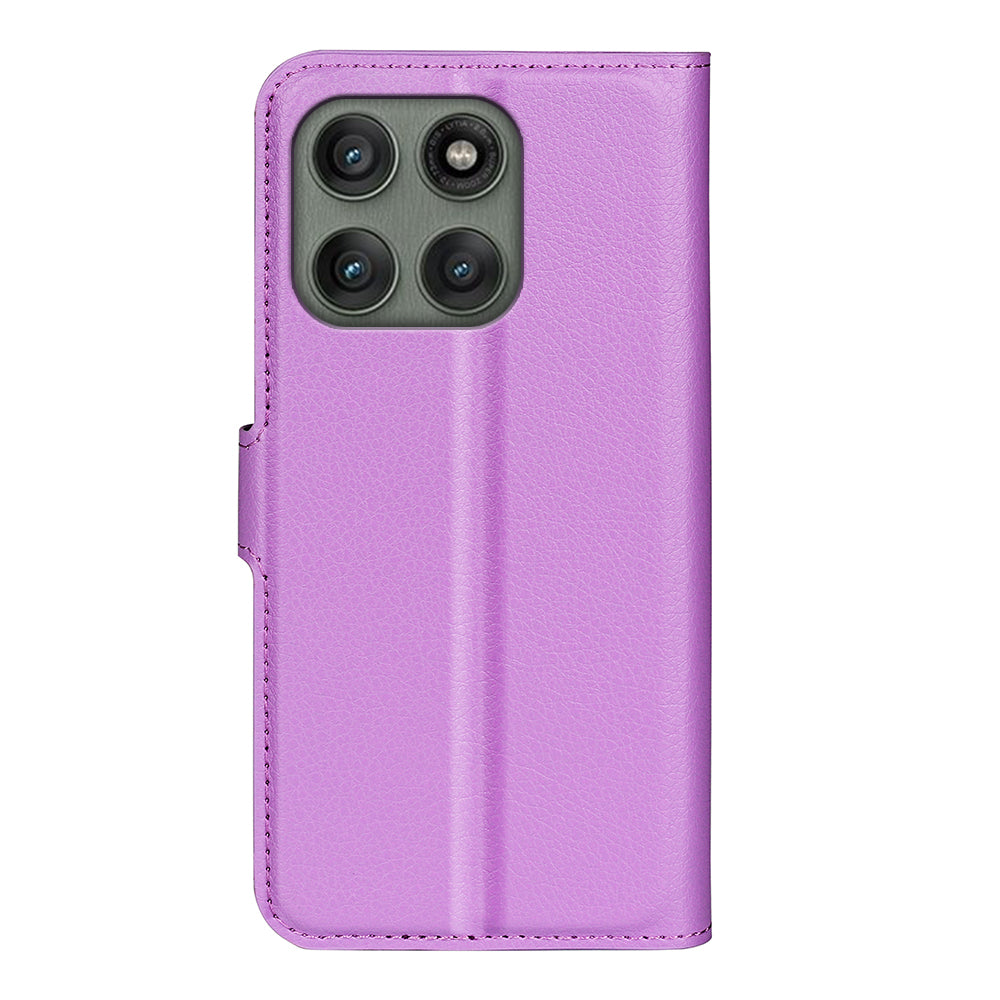 Moto Edge 60Pro PU Wallet Case [Purple]