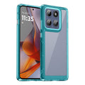 Motorola Moto Edge 60Pro Soft TPU Bumper Case [Clear Blue] - Clear Blue