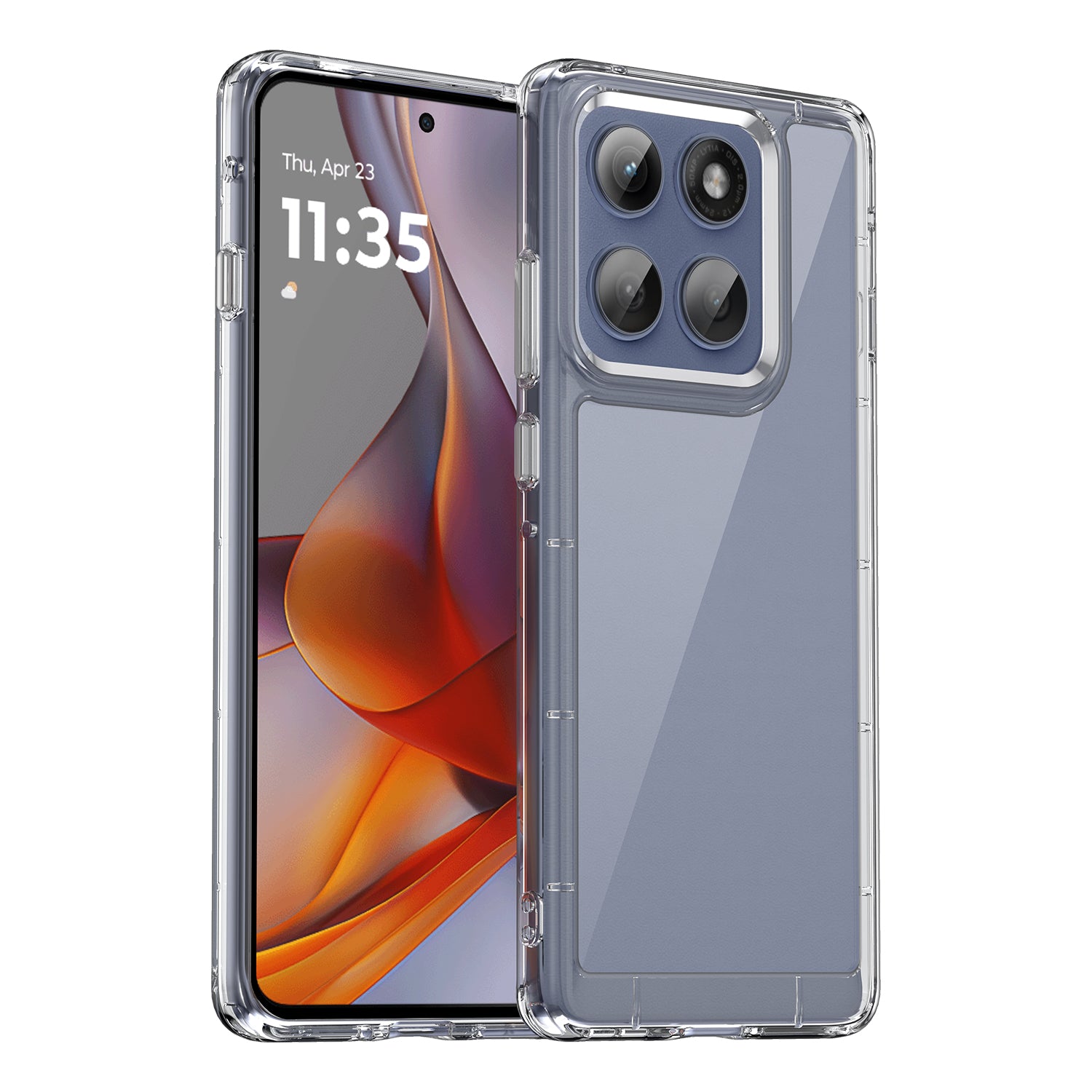 Motorola Moto Edge 60Pro Soft TPU Bumper Case [Clear]