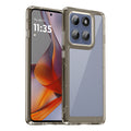 Motorola Moto Edge 60Pro Soft TPU Bumper Case [Clear Grey] - Clear Grey