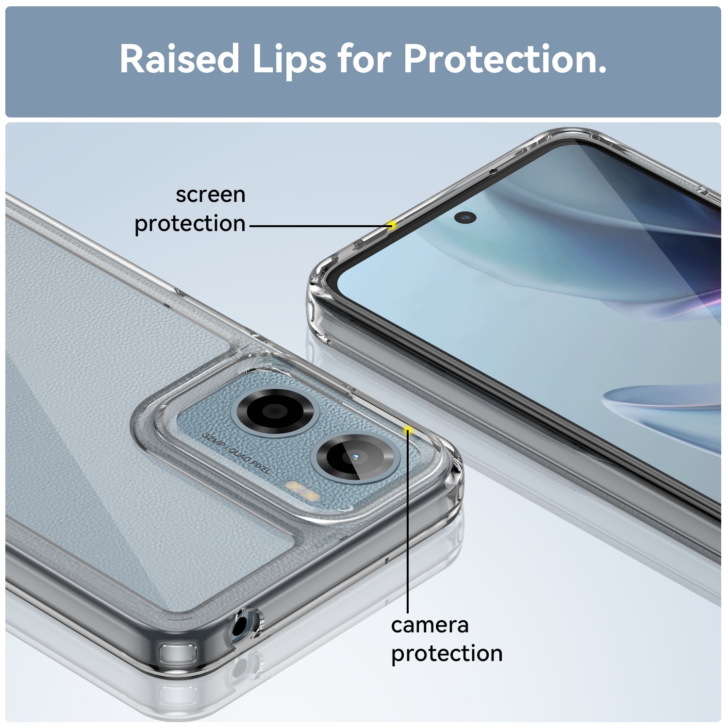 Motorola Moto G05 4G Soft TPU Bumper Case [Clear]