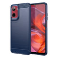Motorola Moto G05 4G Carbon Fibre TPU Case Slim Shockproof Cover Navy - Navy