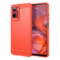 Motorola Moto G05 4G Carbon Fibre TPU Case Slim Shockproof Cover Red - Red