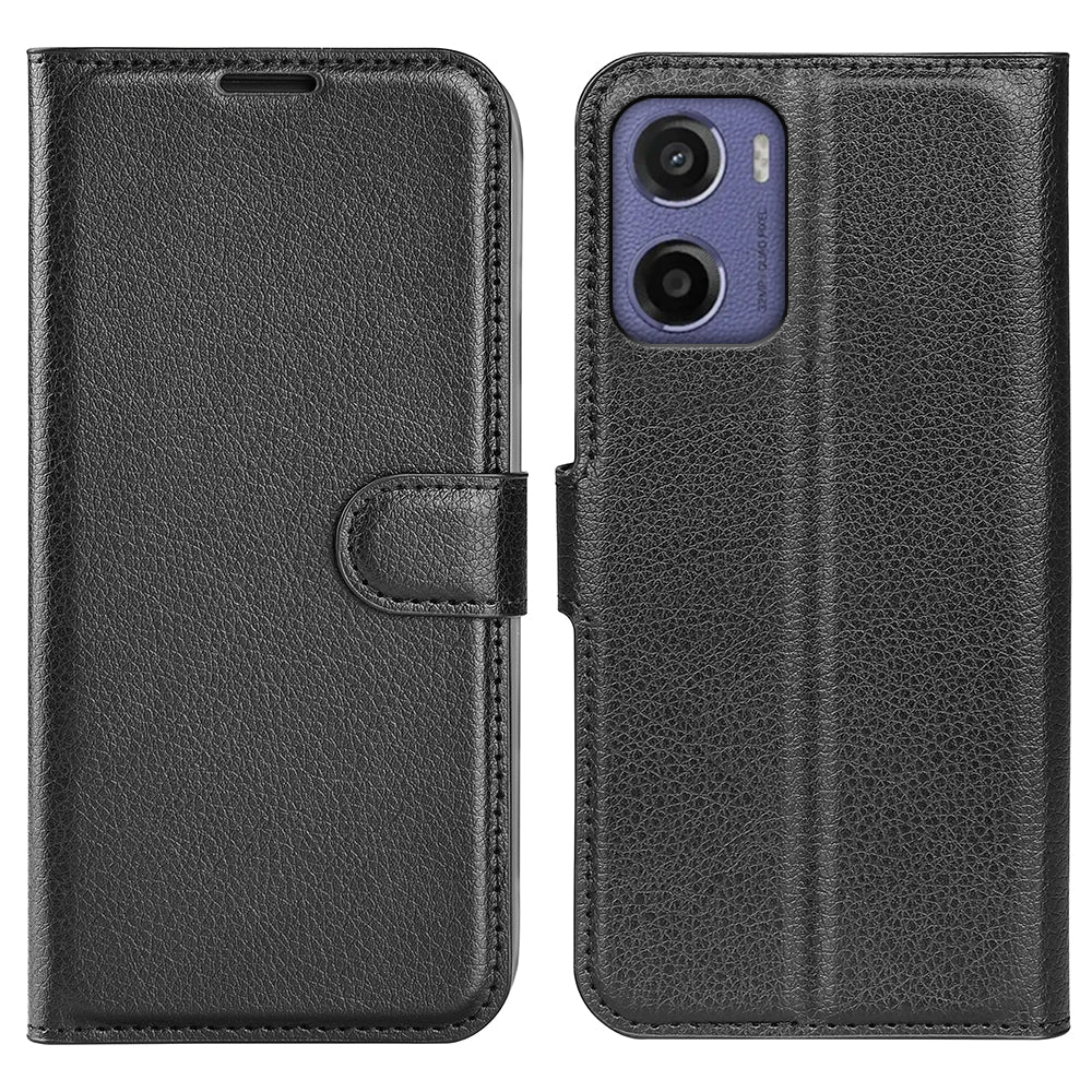 Motorola Moto G05 4G PU Wallet Case [Black]