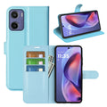 Motorola Moto G05 4G PU Wallet Case [LightBlue] - LightBlue