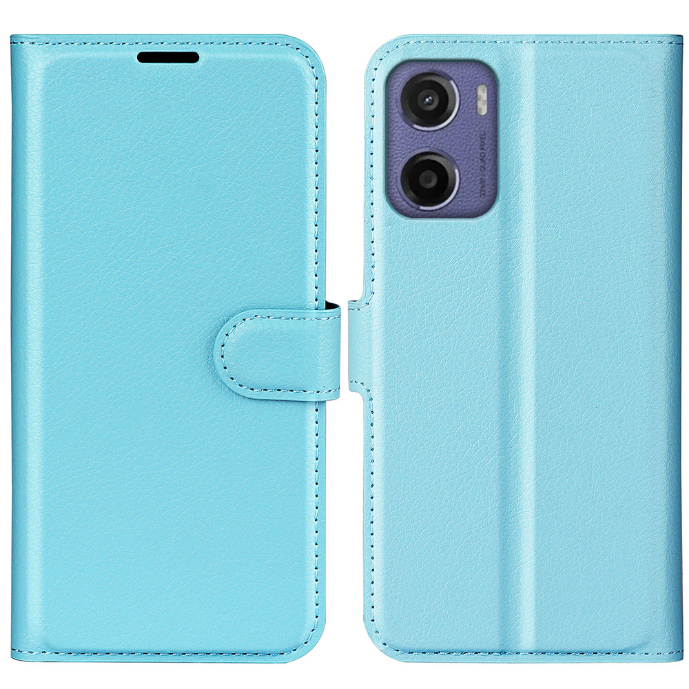 Motorola Moto G05 4G PU Wallet Case [LightBlue]