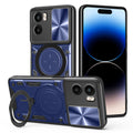 Motorola Moto G05 4G Ring Kickstand Case w/ Camera Cover [Navy] - Navy