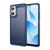 Moto G06 4G Carbon Fibre TPU Case Slim Shockproof Cover Navy - Navy