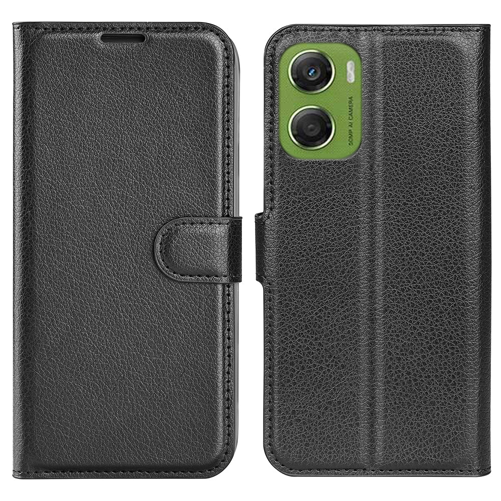 Motorola Moto G06 4G PU Wallet Case [Black]