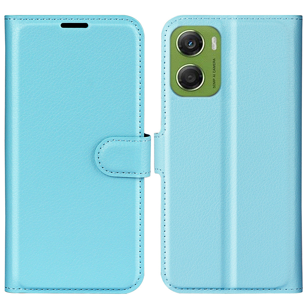Motorola Moto G06 4G PU Wallet Case [LightBlue]