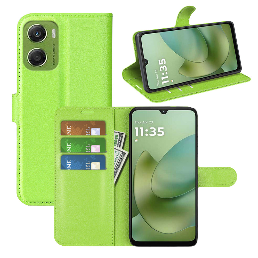 Motorola Moto G06 4G PU Wallet Case [Green]