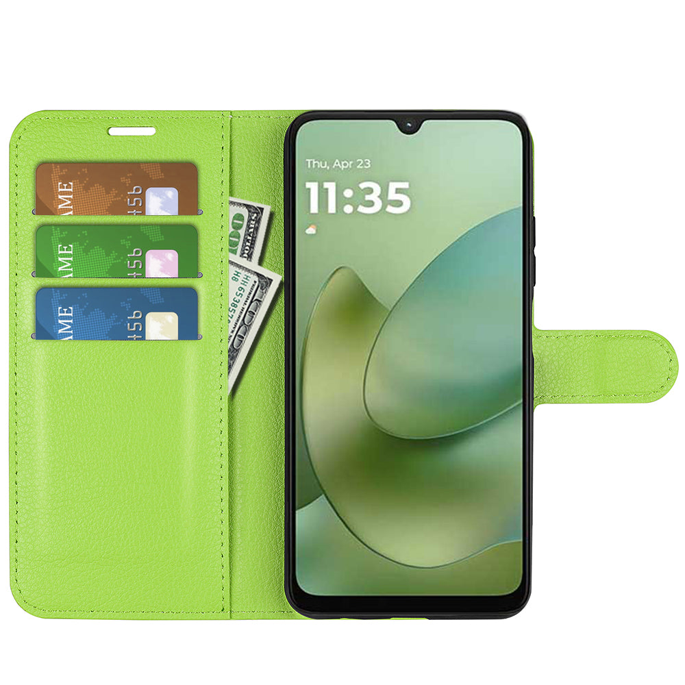 Motorola Moto G06 4G PU Wallet Case [Green]