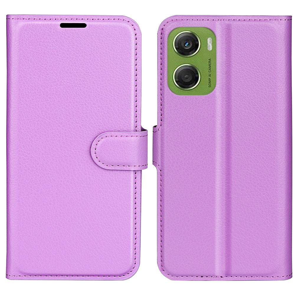 Motorola Moto G06 4G PU Wallet Case [Purple]