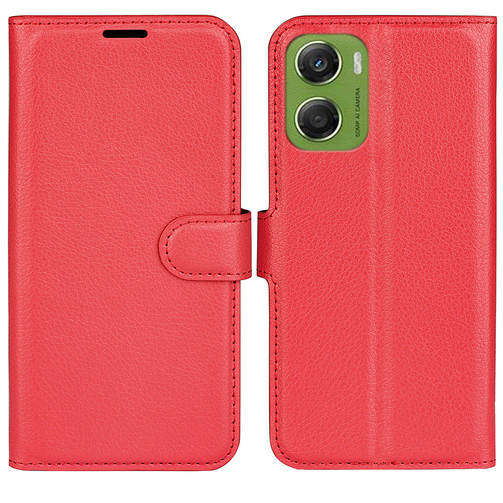 Motorola Moto G06 4G PU Wallet Case [Red]
