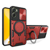 Motorola Moto G06 4G  Ring Kickstand Case w/ Camera Cover [Red] - Red