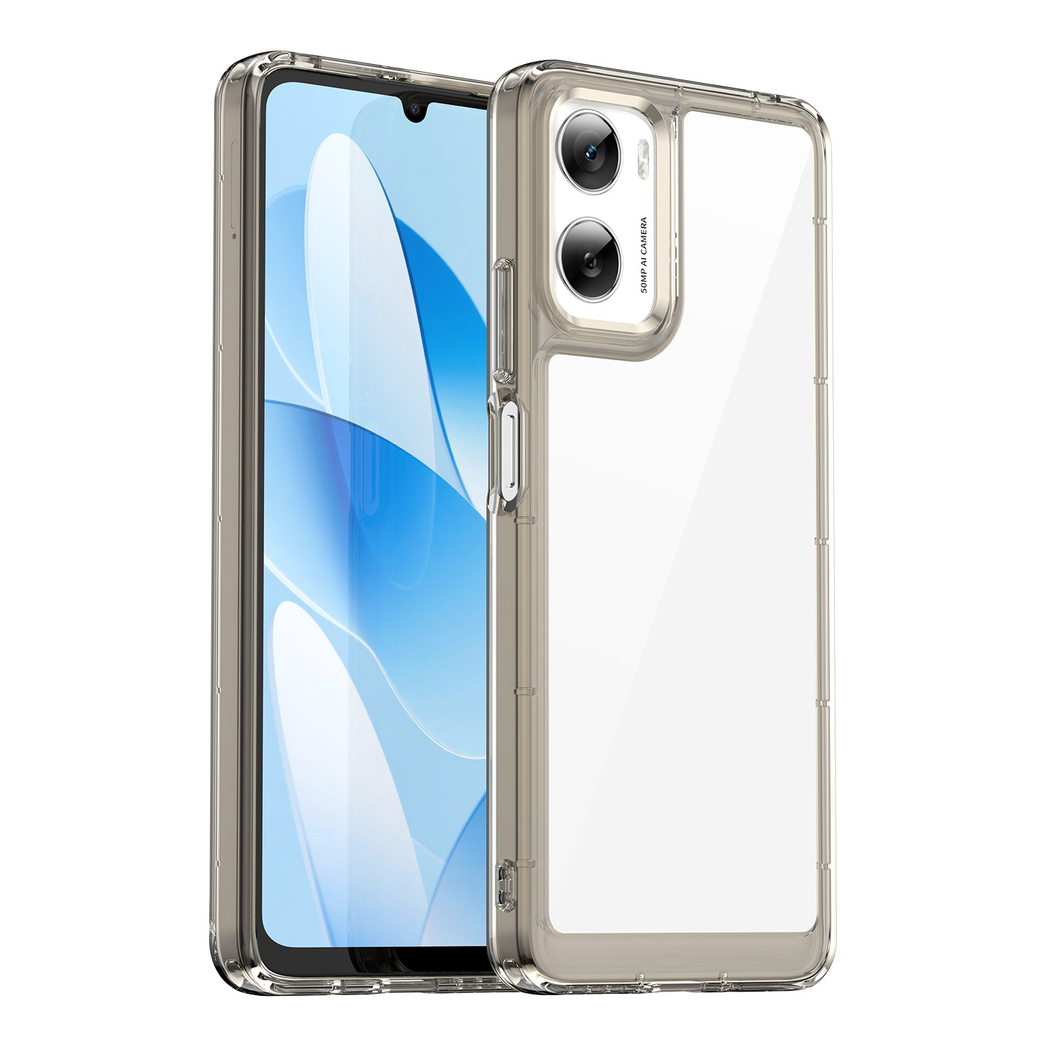 Motorola Moto G06 4G Soft TPU Bumper Case [Clear Grey]