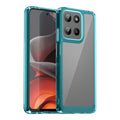 Motorola Moto G15 4G Soft TPU Bumper Case [Clear Blue] - Clear Blue