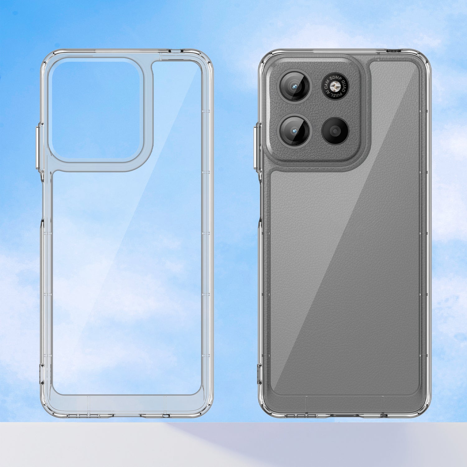 Motorola Moto G15 4G Soft TPU Bumper Case [Clear]