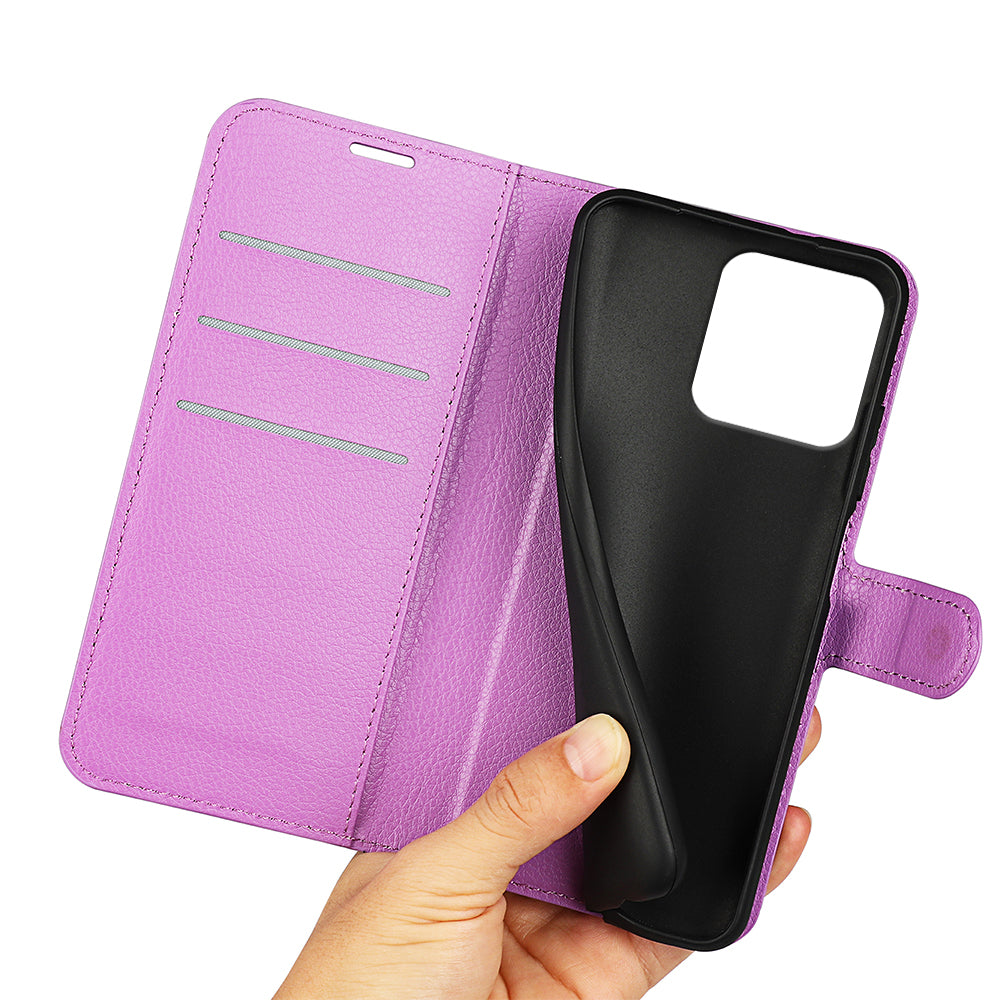 Motorola Moto G15 4G PU Wallet Case [Purple]