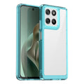 Motorola Moto G37 / G47 Soft TPU Bumper Shockproof Cover Case [Clear Blue] - Clear Blue