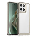 Motorola Moto G37 / G47 Soft TPU Bumper Shockproof Cover Case [Clear Grey] - Clear Grey