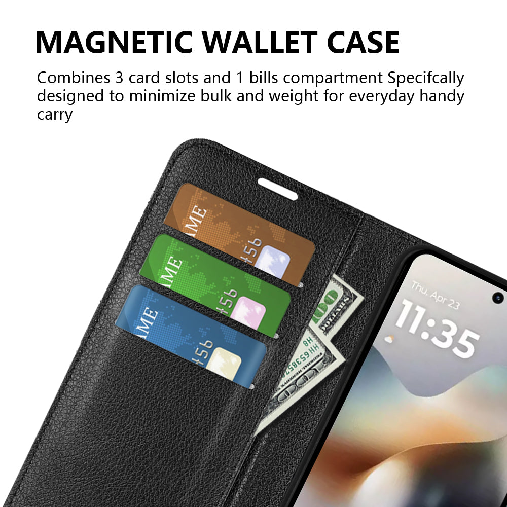 Moto G56 5G PU Wallet Case [Red]