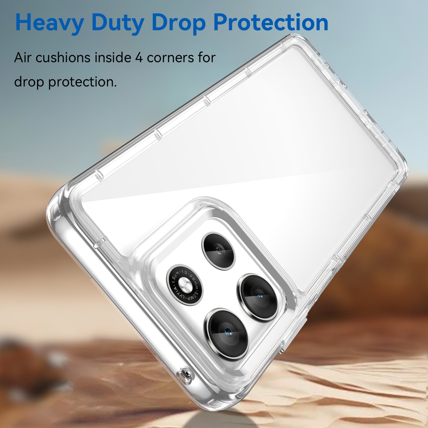 Motorola Moto A56 5G Soft TPU Bumper Case [Clear]