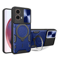 Motorola Moto G85 Ring Kickstand Case w/ Camera Cover [Navy] - Navy